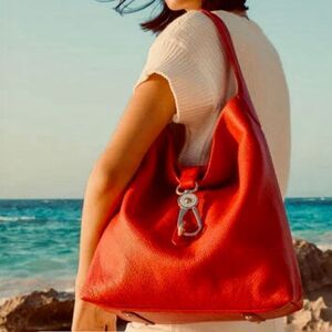 DOONEY & BOURKE Belvedere Logo Lock Shoulder Bag